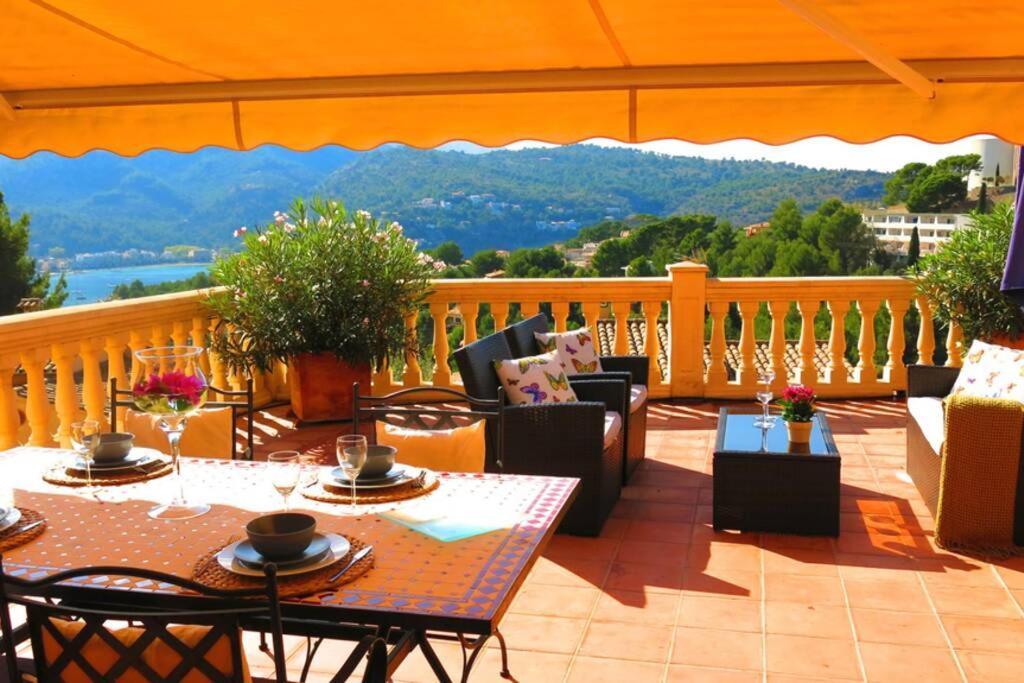 Apartamento En El Puerto De Soller Con Gran Terraza Privada Y Vistas Al Mar. Piscina Comunitaria. Localizado En Un Zona Tranquila Y Muy Soleada. Wifi Gratis Disponible. Parking. Extérieur photo